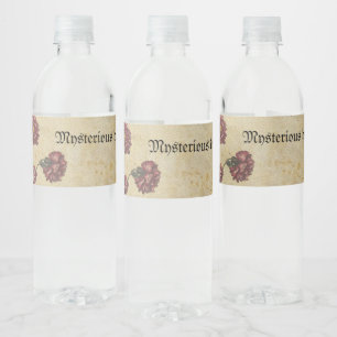 Vinho Rótulo de Garrafa de Casamento Romance Gótico – Es