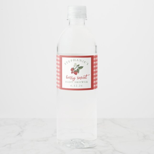 Vinho Rótulo Personalizado de Garrafa para Chá de Bebê c (Frente)