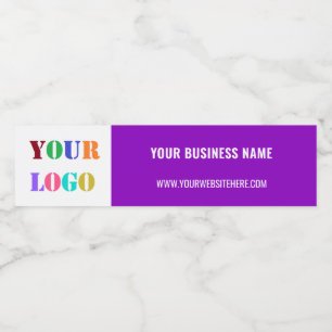 Vinho Texto personalizado Rótulo da garrafa de água Esco