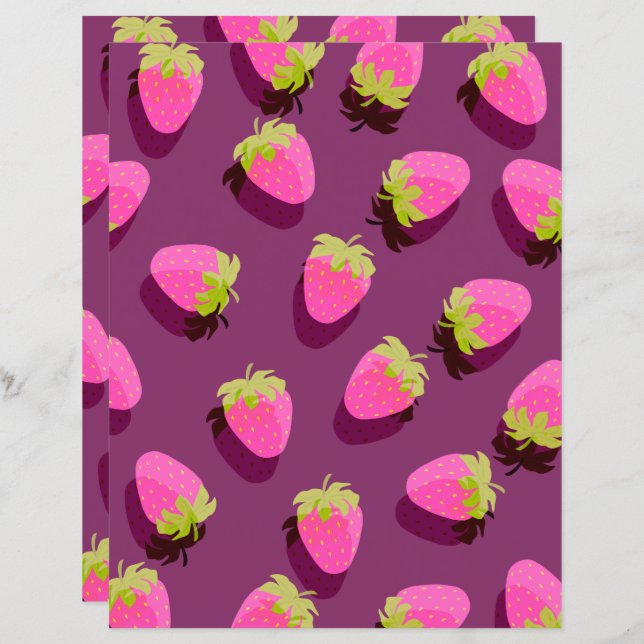 Vinho tinto de morango (Frente/Verso)