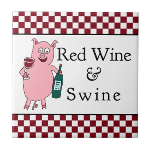 Vinho tinto & suínos
