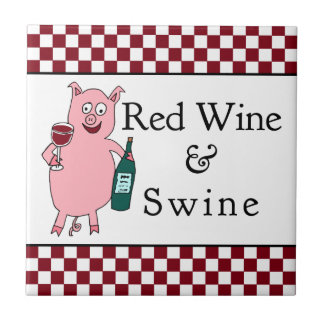 Vinho tinto & suínos