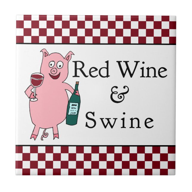 Vinho tinto & suínos (Frente)