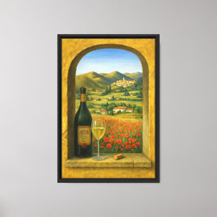Vinho tucano e Impressão de Canvas de Parede de 