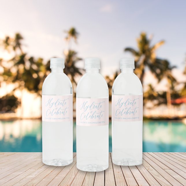 Vinho Último brinde no rótulo da garrafa de água costeir (Last Toast on the Coast Bachelorette water bottle labels  – perfect for beach or fiesta weekend)