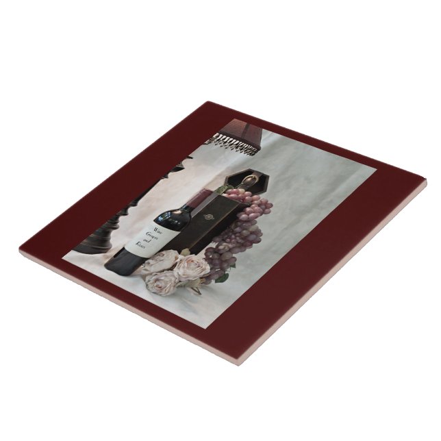 Vinho, Uvas e Rosas, Azulejos, de cerâmica (Lateral)