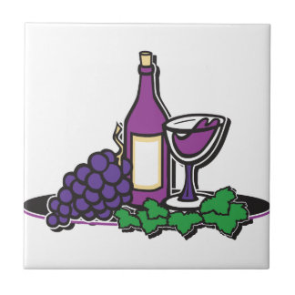 Vinho Vermelho e Uvas Púrpuras