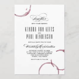 Vinho Vinho Vinha Vinha Casal Convite Para Casamen