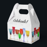 Vinhos "Celebrar!" Caixa de Presente<br><div class="desc">cores brilhantes,  fundo de rosa branco</div>