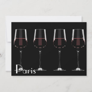 Vinhos com vinho tinto em preto