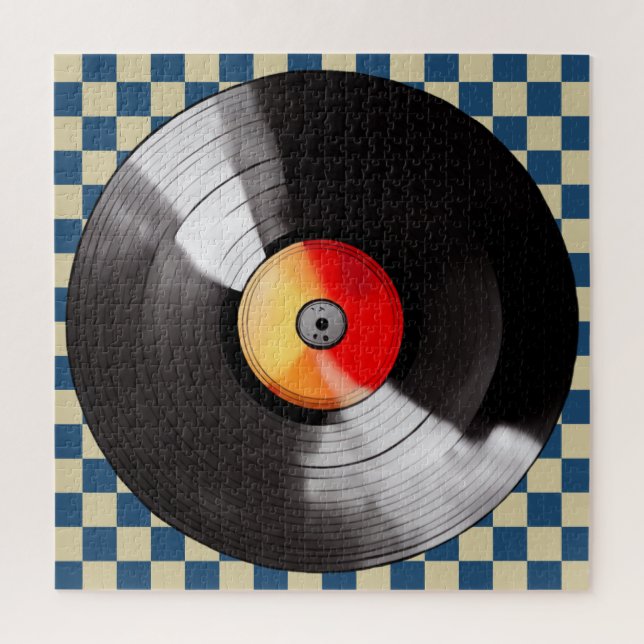 Vinil Record Quebra-cabeça (Vertical)