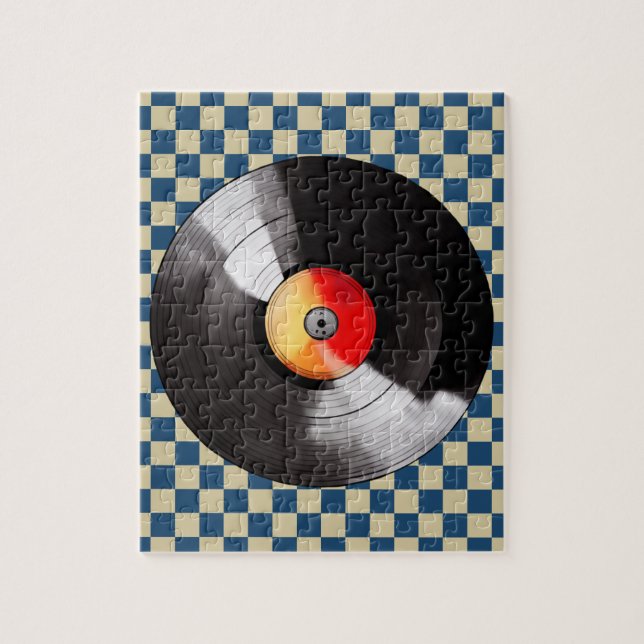Vinil Record Quebra-cabeça (Vertical)