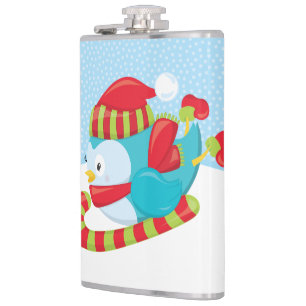 Vinil Wrapped Flask, 8 oz. Cantil