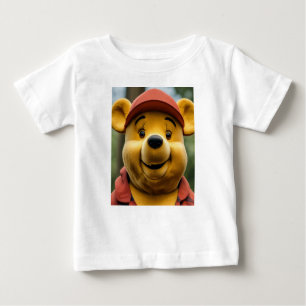 vinnie pooh retrato t camisa para bebê