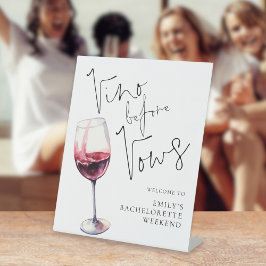 Vino Antes de Vows Bem-vindo ao Bachelorette Weeke