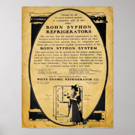 Vintage 1909 Bohn Siphon Refrigerator Impressão