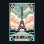 Vintage 1910 Paris Eiffel Tower Art Deco Poster<br><div class="desc">・ Este poster ao estilo Art Deco impressionante apresenta uma representação vintage da Torre Eiffel. As linhas limpas e o design ousado celebram a elegância de Paris, capturando a beleza eterno da arquitetura e do charme da cidade. Perfeito para amantes de Paris, arte viagens vintage, e decoração retrô, esta peça...</div>