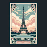 Vintage 1910 Paris Eiffel Tower Art Deco Poster<br><div class="desc">・ Este poster ao estilo Art Deco impressionante apresenta uma representação vintage da Torre Eiffel. As linhas limpas e o design ousado celebram a elegância de Paris, capturando a beleza eterno da arquitetura e do charme da cidade. Perfeito para amantes de Paris, arte viagens vintage, e decoração retrô, esta peça...</div>