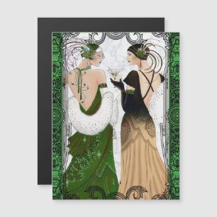 Vintage 1920 Natal Martini Flapper Damas