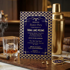 Vintage 1920's Art Deco Gatsby Bachelor Party Real