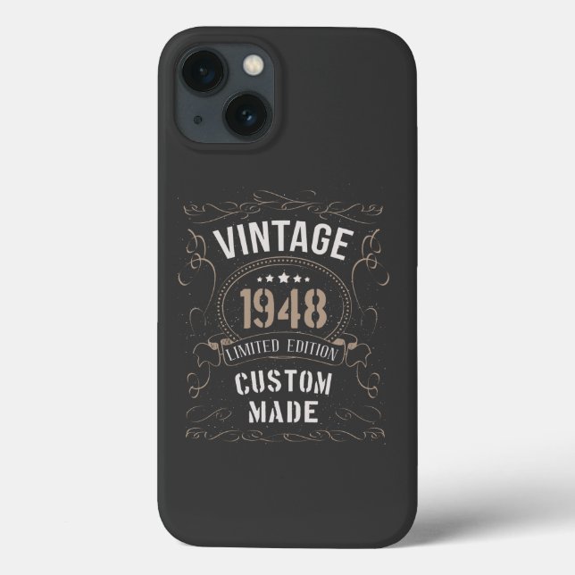 Vintage 1948 Limited Edition Personalizada (Verso)
