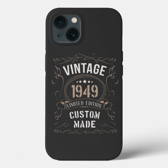 Vintage 1949 Limited Edition Personalizada (Verso)