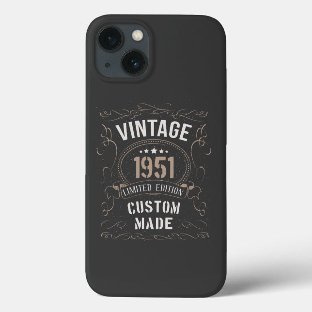 Vintage 1951 Limited Edition Personalizada (Verso)