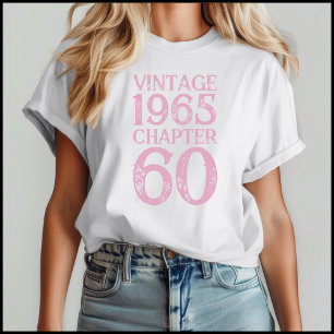 Vintage 1965 rosa - 60º aniversário