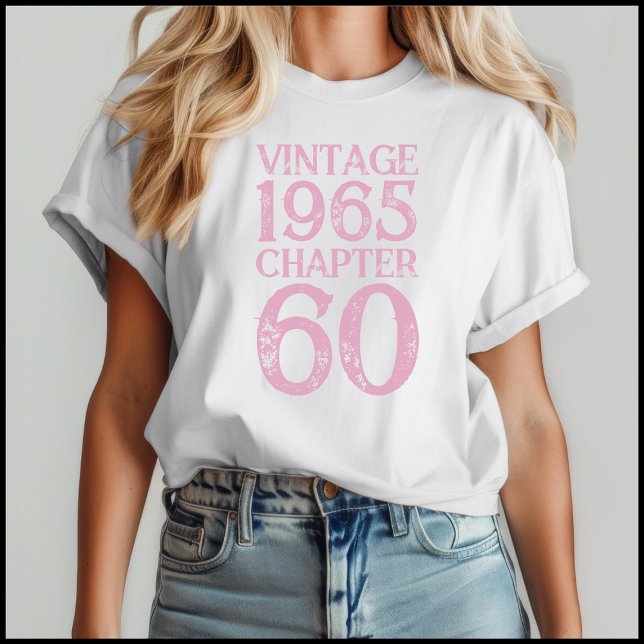 Vintage 1965 rosa - 60º aniversário (Criador carregado)
