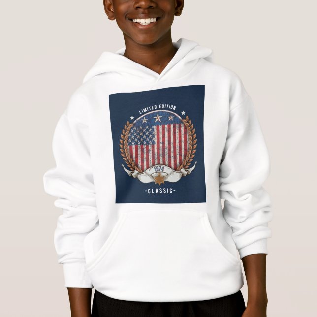 Vintage 1974 American Flag (Frente)