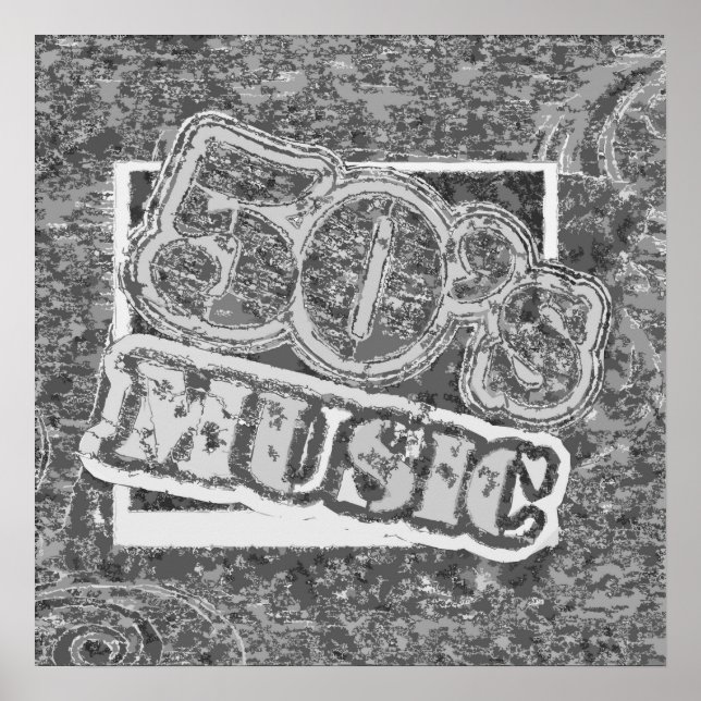 Vintage 50 Music - Poster (Frente)