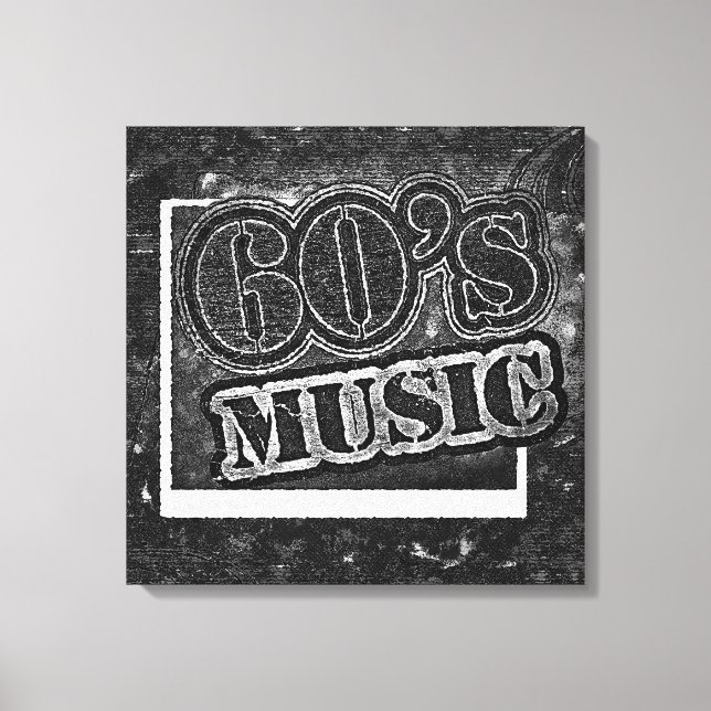 Vintage 60's Music - Canvas (Frente)