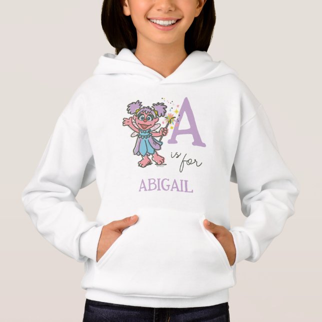 Vintage - A é para Abby | Adicione seu nome (Frente)