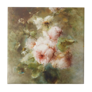 Vintage A vase com Rosas Margaretha Roosenboom
