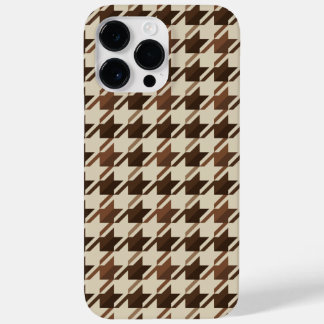 Vintage Academia Brown Houndstooth