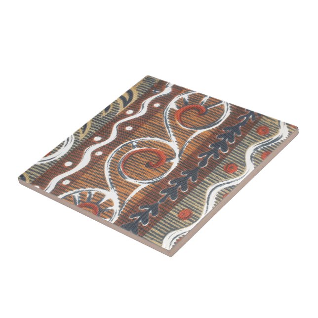 Vintage African Motif Art Impressão (Lateral)