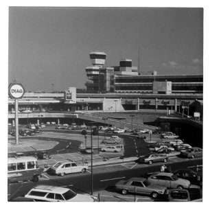 Vintage Alemanha Berlim Aeroporto de Tegel