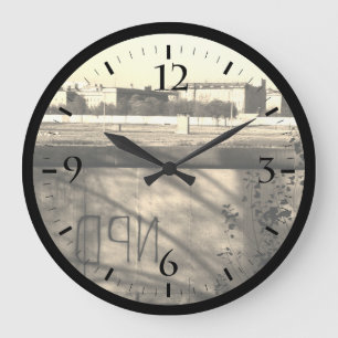 Vintage Alemanha Muro de Berlim Grande Relógio