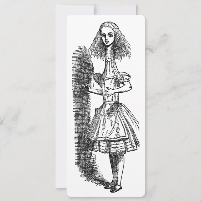 Vintage Alice Adventures in Wonderland por Tenniel (Frente)