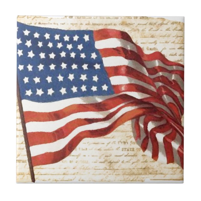 Vintage American Flag (Frente)