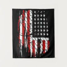 Vintage American Flag Tapeçaria