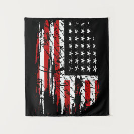 Vintage American Flag Tapeçaria