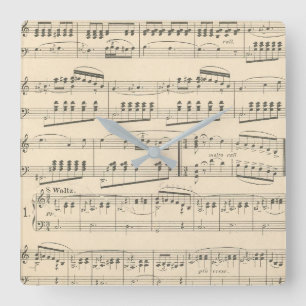 Vintage - Antecipação do Relógio de Parede Musi