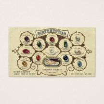 Vintage Antique Birthstones Jewelry Artesanato