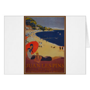 Vintage Anúncio de Viagem francês