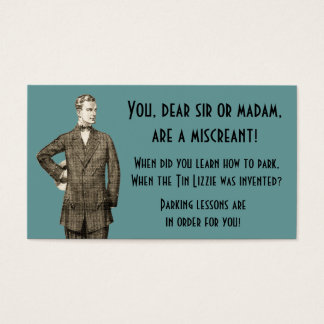 Vintage aprende como estacionar