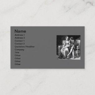 Vintage Art Cartão de visita