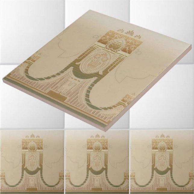 Vintage Art Deco Acanthus & Vine Frieze (Criador carregado)