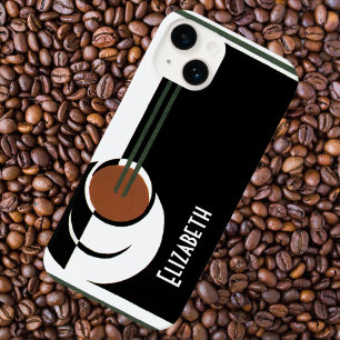Vintage Art Deco, Copo de Café com Vapor