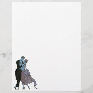 Vintage Art Deco Newlyweds, Love Wedding Dance